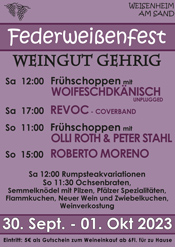 Federweißenfest Weingut Gehrig