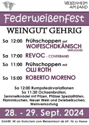 Federweißenfest Weingut Gehrig