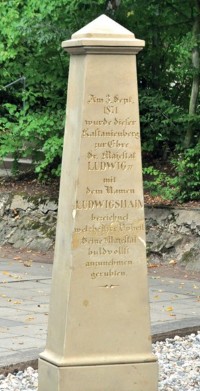 Gedenkstein am Ludwigshain